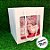 Sacola de Papel com visor de PVC 22x20x20cm - Branca - 1 unidade - Rizzo - Imagem 1