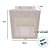 Sacola de Papel com visor de PVC 16x20x16cm - Branca - 1 unidade - Rizzo - Imagem 4