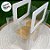Sacola Transparente PVC com Alça Quadrada de Couro Branca - 22x26x12 - 1 unidade - Rizzo - Imagem 6