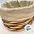 Cesta Oval com Tecido P - Bege - 21x15x13cm - 1 unidade - Rizzo - Imagem 5