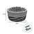 Cesta Oval com Tecido P - Bege - 21x15x13cm - 1 unidade - Rizzo - Imagem 4