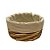 Cesta Oval com Tecido M - Bege - 26x21x15cm - 1 unidade - Rizzo - Imagem 2
