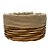 Cesta Oval com Tecido G - Bege - 30x24x17cm - 1 unidade - Rizzo - Imagem 1