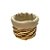 Cesta Redonda com Tecido P - Bege - 16x16x13cm - 1 unidade - Rizzo - Imagem 2