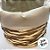 Cesta Redonda com Tecido P - Bege - 16x16x13cm - 1 unidade - Rizzo - Imagem 5