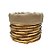 Cesta Redonda com Tecido M - Bege - 21x21x15cm - 1 unidade - Rizzo - Imagem 1