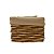 Cesta Quadrada com Tecido M - Bege - 21x21x14cm - 1 unidade - Rizzo - Imagem 1