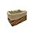 Cesta Retangular com Tecido P - Bege - 20x15x12cm - 1 unidade - Rizzo - Imagem 3