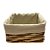 Cesta Retangular com Tecido G - Bege - 30x24x17cm - 1 unidade - Rizzo - Imagem 2