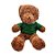 Urso de Pelúcia com Suéter Verde - 37cm - 1 unidade - Rizzo - Imagem 1