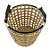 Cesta Decorativa Trançada com Alça Curta G - 40x40x45cm - 1 unidade - Rizzo - Imagem 2