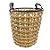 Cesta Decorativa Trançada com Alça Curta G - 40x40x45cm - 1 unidade - Rizzo - Imagem 1