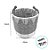 Cesta Decorativa com Detalhe Branco e Alça Curta G - 41x41x41cm - 1 unidade - Rizzo - Imagem 4