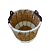 Cesta Decorativa com Detalhe Branco e Alça Curta M - 36x36x36cm - 1 unidade - Rizzo - Imagem 3