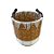 Cesta Decorativa com Detalhe Branco e Alça Curta P - 31x31x31cm - 1 unidade - Rizzo - Imagem 2
