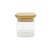 Pote de Vidro Hermético com Tampa de Bambu - 6x6cm - 125ml - 1 unidade - Rizzo - Imagem 1
