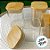 Pote de Vidro Hermético com Tampa de Bambu - 6x6cm - 125ml - 1 unidade - Rizzo - Imagem 4