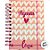 Agenda Permanente Rose com Corações - 160 Folhas - 13x15,1cm - 1 unidade - Rizzo - Imagem 2