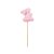 Pick Decorativo - Coelho Rosa - 1 unidade - Rizzo - Imagem 1