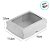Caixa com Visor S18 (11,5cm x 15,5cm x 3,5cm) Ouro - 10 unidades - Assk - Rizzo - Imagem 2