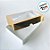 Caixa com Visor S18 (11,5cm x 15,5cm x 3,5cm) Ouro - 10 unidades - Assk - Rizzo - Imagem 4