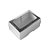 Caixa 2 Doces com Visor S1 (6cm x 9cm x 4cm) Prata - 10 unidades - Assk - Rizzo - Imagem 1