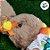 Coelho de Pelúcia Xadrez Marrom - 58cm - 1 unidade - Rizzo - Imagem 3