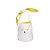 Bolsinha de Páscoa Coelho - Amarelo - 28cm - 1 unidade - Cromus - Rizzo - Imagem 1