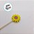 Pick Decorativo de Festa Junina - Girassol - 12,5cm - 20 unidades - Rizzo - Imagem 2