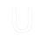 Transfer - Letra U - Branco - 1 unidade - Rizzo - Imagem 1