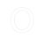 Transfer - Letra O - Branco - 1 unidade - Rizzo - Imagem 1