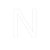 Transfer - Letra N - Branco - 1 unidade - Rizzo - Imagem 1