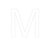 Transfer - Letra M - Branco - 1 unidade - Rizzo - Imagem 1