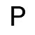 Transfer - Letra P - Preto - 1 unidade - Rizzo - Imagem 1