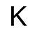 Transfer - Letra K - Preto - 1 unidade - Rizzo - Imagem 1