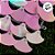 Painel Metalizado Shimmer Wall Vazado - Escama Sereia Nacarado Rosa - 30x30cm - 1 unidade - Rizzo - Imagem 2