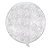 Balão Bubble Transparente com Glitter Prata - 11" 26cm - 1 unidade - Rizzo - Imagem 1