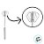 Batedor Fouet Inox - 30,5x6 cm - 1 unidade - Clink - Rizzo - Imagem 3