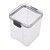 Pote de Plástico Hermetico - Trava Fácil - 900ml - 10,2 x 12 cm - 1 unidade - Clink - Rizzo - Imagem 1
