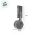 Kit 5 Colheres Medidoras - Vermelha - 16cm  - 5 unidades - Clink - Rizzo - Imagem 2