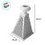 Ralador 4 Faces com Pegador - Aço Inox - 20x10x10 cm - 1 unidade - Clink - Rizzo - Imagem 2