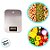 Balança Digital para Cozinha de Inox  5kg - Retangular  - 1 unidade - Wellmix - Rizzo - Imagem 4