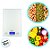 Balança Digital para Cozinha de Vidro Branco 10 kg - Retangular - 1 unidade - Wellmix - Rizzo - Imagem 4