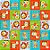 Saco Presente Decorado - Zoologico Baby - Cromus - Rizzo - Imagem 1