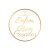Adesivo "Enfim Bem Casados" - Ref.2200 - Hot Stamping  - 30 unidades - Stickr - Rizzo - Imagem 1
