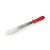 Espátula Reta Confeiteiro de Inox Vermelha - 30cm  - 1 unidade - Prime Chef - Rizzo - Imagem 1
