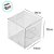 Caixa Cubo Transparente K8 (10cm x 10cm x 10cm)  - 20 unidades - Rizzo - Imagem 3