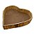 Cachepot Coração de Madeira M - 33x5,5x31cm - 1 unidade - Rizzo - Imagem 1