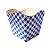 Cachepot  - Xadrez Azul - 7,3x10 - 6 unidades - Rizzo - Imagem 1