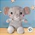 Elefante de Pelúcia com Macacão - 35cm - 1 unidade - Rizzo - Imagem 4